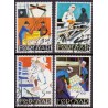 Færøerne 1990. Fiskeindustrien  AFA nr. 188-91 komplet stemplet