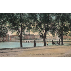 Kjøbenhavn. Østersøgade med Fredensbro, ubrugt (Koren)