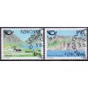 Færøerne 1991. Nordisk udgave  AFA nr. 213-4 komplet postfrisk