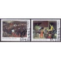 Færøerne 1991 Malerier AFA nr. 217-20 komplet postfrisk