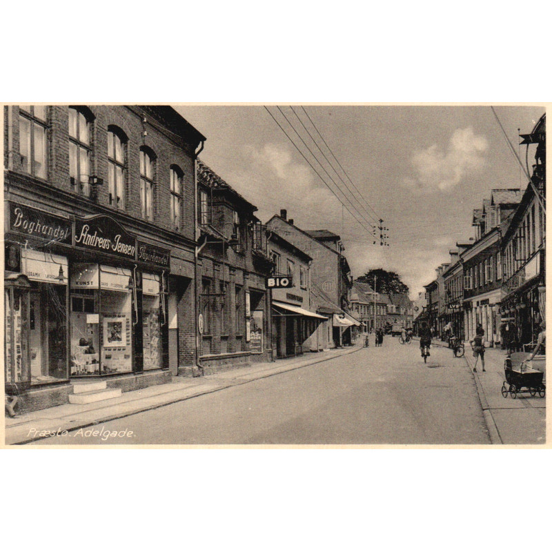 Præstø. Adelgade, ubrugt (Stenders)