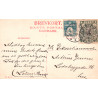 Glædeligt Nytår, med Ur, brugt med julemærke 1906 (WKF)