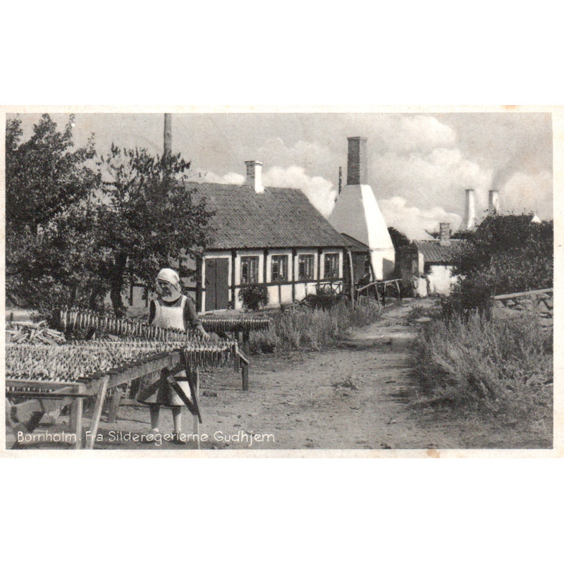 Bornholm. Fra Silderøgerierne Gudhjem, brugt (Sørensen)