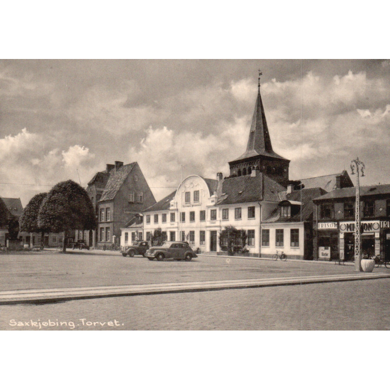 Sakskøbing. Saxkøbing. Torvet, brugt (St. Str)