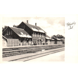 Sakskøbing. Saxkøbing i sne. Ubrugt (Borchensen)