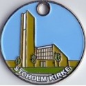 Vognpolet/coincart "Stoholm Kirke" 20kr/2€. str.