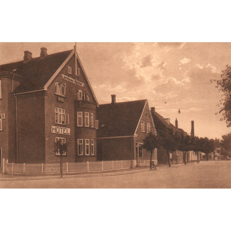 Vordingborg. Boulevarden med Jernbane Hotellet, ubrugt (Svale)