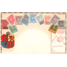 British Guana. Frimærkepostkort/Stamp postcard, Ottmar Zieher, ubrugt