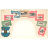 Congo. Frimærkepostkort/Stamp postcard, Ottmar Zieher, ubrugt
