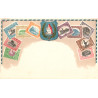 Gutemala. Frimærkepostkort/Stamp postcard, Ottmar Zieher, ubrugt