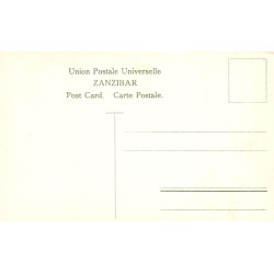 Zanzibar. Frimærkepostkort/Stamp postcard, Ottmar Zieher, ubrugt
