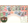 Barbados. Frimærkepostkort/Stamp postcard, Ottmar Zieher, ubrugt