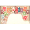 Japan. Frimærkepostkort/Stamp postcard, Ottmar Zieher, ubrugt