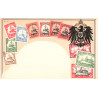 Deutches-Ostafrika. Frimærkepostkort/Stamp postcard, Ottmar Zieher, ubrugt