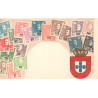 Portugal. Frimærkepostkort/Stamp postcard, Ottmar Zieher, ubrugt