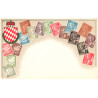 Monaco. Frimærkepostkort/Stamp postcard, Ottmar Zieher, ubrugt