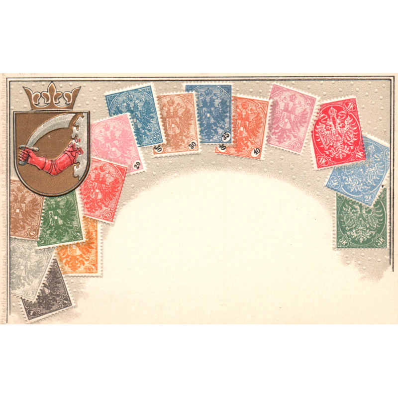 Bulgaria. Frimærkepostkort/Stamp postcard, Ottmar Zieher, ubrugt
