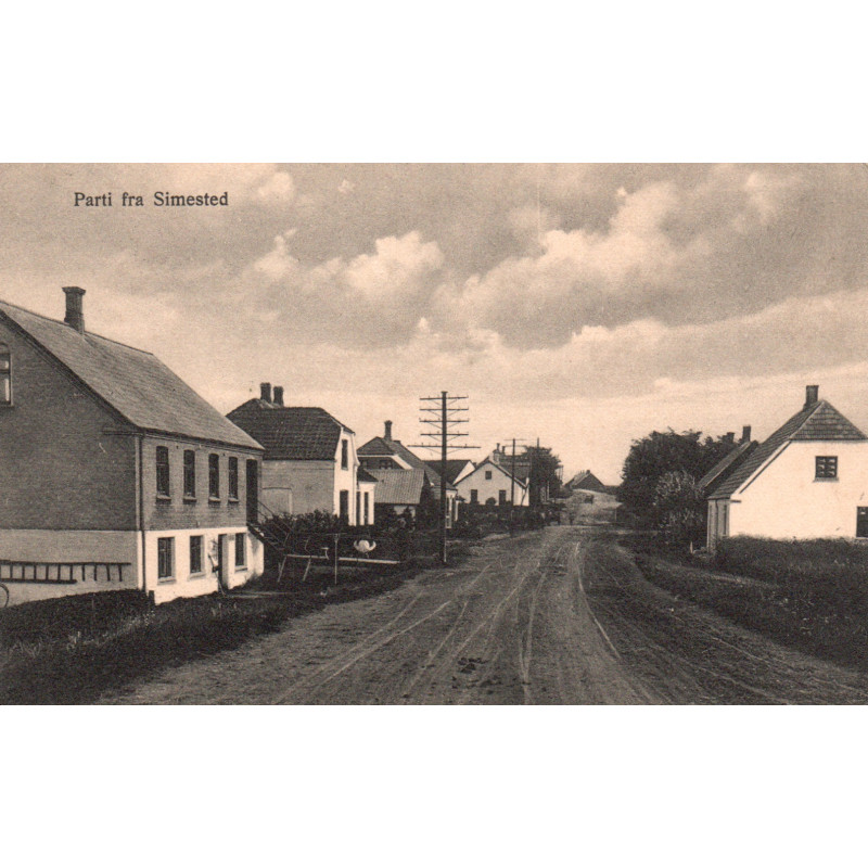Simested, Parti fra, ubrugt (Larsen)
