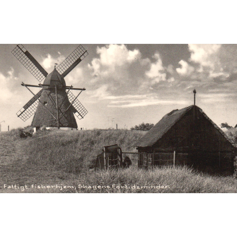 Skagen. Fattigt fiskerhjem, Fortidsminder, ubrugt (Nielsen)