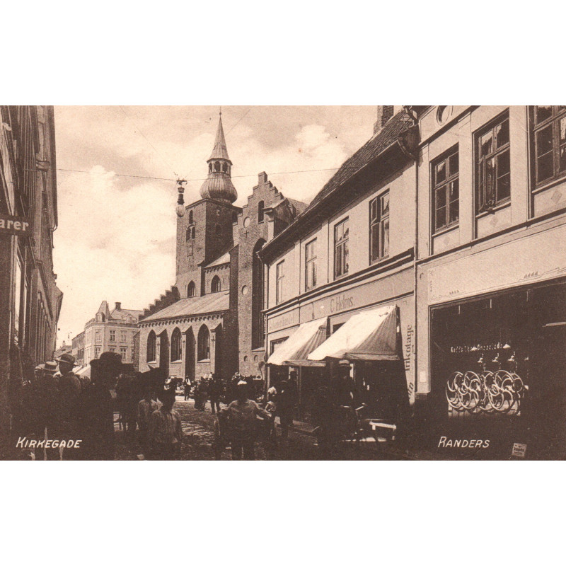 Randers. Kirkegade, brugt (UPU)