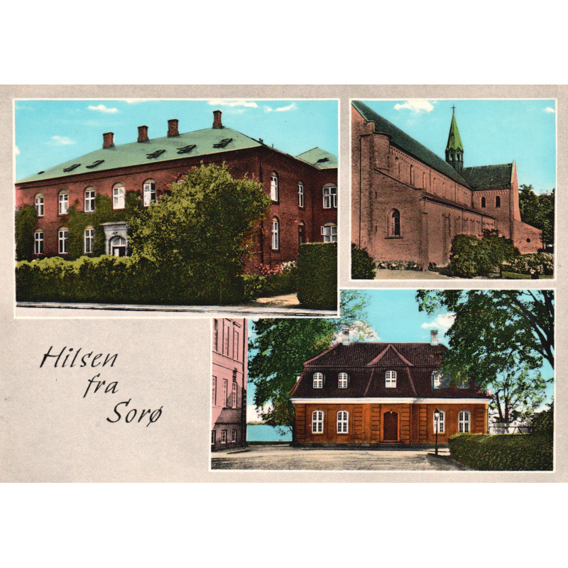 Sorø. Hilsen fra, ubrugt (Petersen)