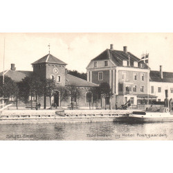 Skjelskør. Toldboden og Hotel Postgaarden, ubrugt (Ibsen)