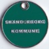 Vognpolet/coincart "Skanderup Kirke" 20kr/2€. str.