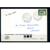 Norge. 1941. Oslo Universitet AFA nr 231, på  FDC til Danmark