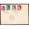 Norge. 1944. Landshjælp II AFA nr 305-08, på  FDC