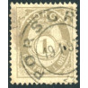 Norge. 1891-93. 1 Øre,  brungrå AFA nr. 50 ** Postfrisk ubrugt stemplet st.
