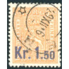 Norge. 1905. 1,50 Kr. Provisorier. AFA nr. 63 **  Postfrisk ubrugt stemplet st.