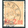 Norge. 1905. 2,00 Kr. Provisorier. AFA nr. 64 **  Postfrisk ubrugt stemplet st.