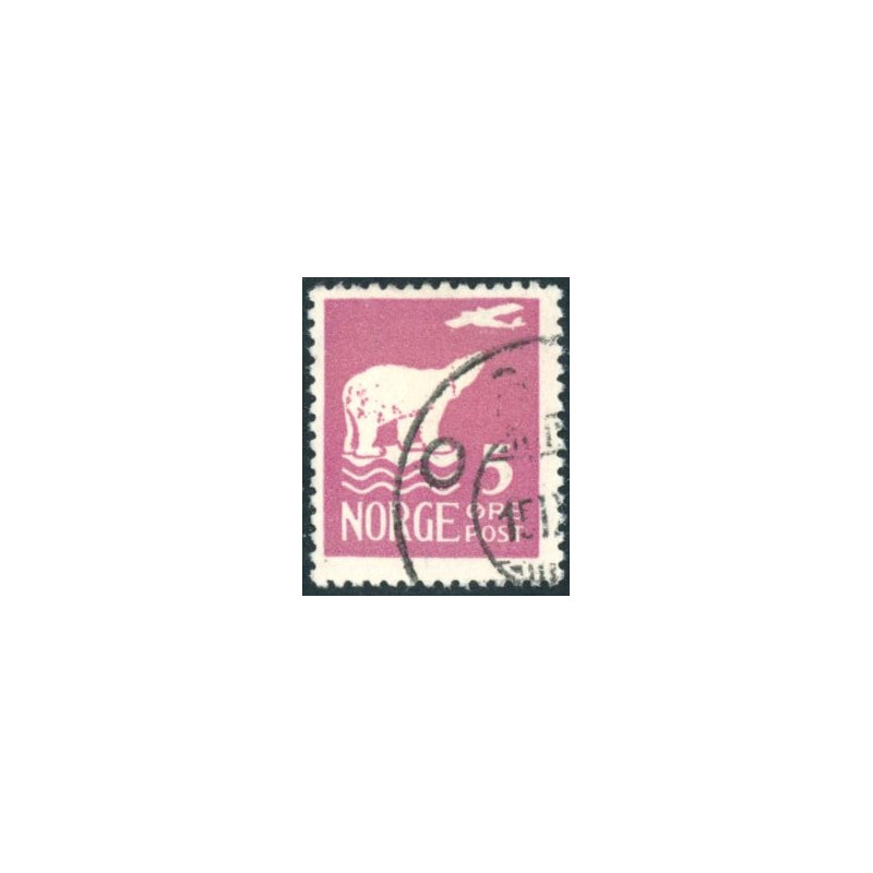 Norge. 1925. Amundsen Polflyvning. 5 Øre. AFA nr. 109 **