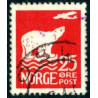Norge. 1925. Amundsen Polflyvning. 25 Øre. AFA nr. 113 **