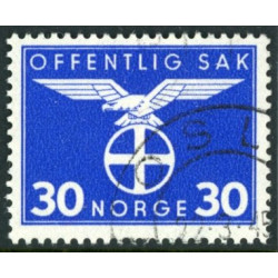 Norge. Tjenste. 1944. 30 Øre. AFA nr. 47 **    / st.