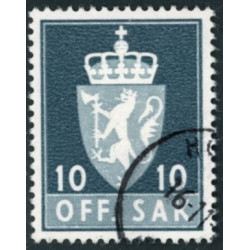 Norge. Tjenste. 1968-75. 10 Øre. AFA nr. 69F **             / st.