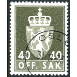 Norge. Tjenste. 1968-75. 40 Øre. AFA nr. 77F **              / st.