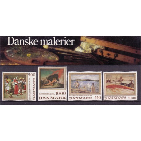 Souvenirmappe. 1988. Malerier AFA nr. SM 1