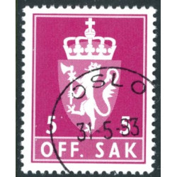 Norge. Tjenste. 1976-82. 5 Øre. AFA nr. 99 **      / st.