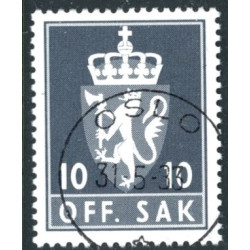 Norge. Tjenste. 1976-82. 10 Øre. AFA nr. 100 **        / st.