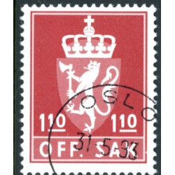 Norge. Tjenste. 1976-82. 1,10 kr. AFA nr. 110 **     / st.