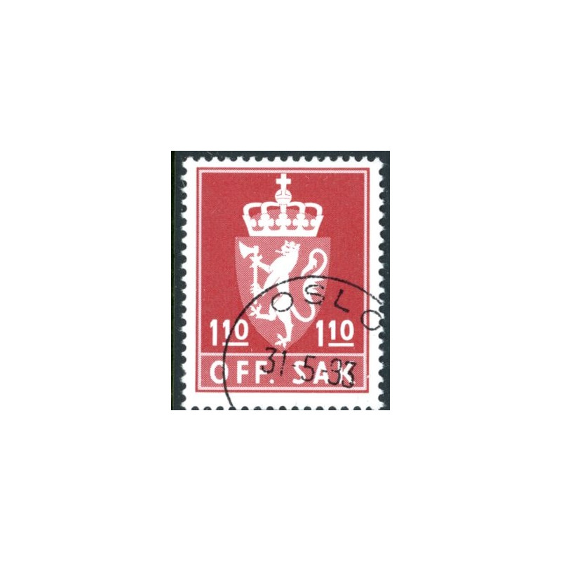 Norge. Tjenste. 1976-82. 1,10 kr. AFA nr. 110 **     / st.