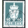 Norge. Tjenste. 1976-82. 60 Øre. AFA nr. 106 **      / st.