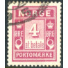 Norge. Portomærke. 1889-93.  4 Øre rødlilla, AFA nr 2 ** (o)