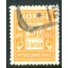 Norge. Portomærke. 1921-24. 100 Øre orangegul, AFA nr.  11 **                   (o)
