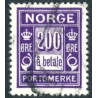 Norge. Portomærke. 1921-24. 200 Øre mørkviolet, AFA nr.  12 **                 (o)
