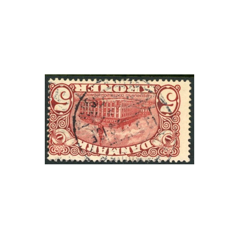 1912. Centralpostbygningen, 5 kr AFA nr. 67 OMV. VM (o)