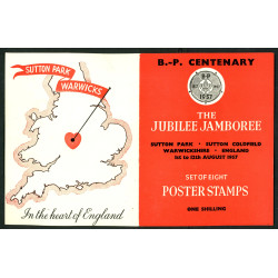 The Jubilee Jamboree Set Of 8 Poster Stamps 1957