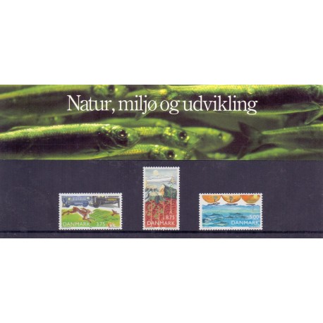 Souvenirmappe. 1992. Natur,miljø og udvikling. AFA nr. SM 8