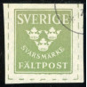 Feltpostmærke. 1943 grøn/hvidt AFA nr. 12 **          (0)